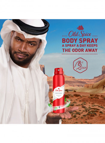 Original Deodorant Body Spray, Pack of 3 150ml