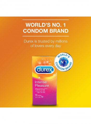 Intense Pleasure Condom - Pack Of 12