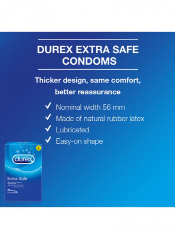 Extra Safe Condom - Pack Of 20
