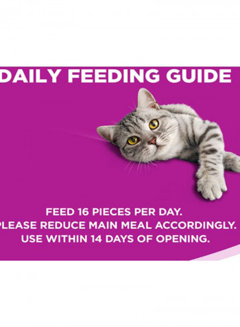 Pack Of 8 Anti-Hairball Treats With Chicken 440g