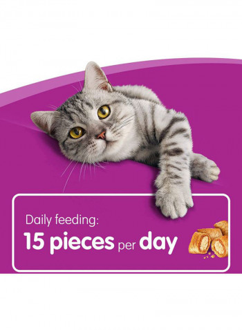Temptations With Salmon Cat Treats 60g Pack of 8 0.48kg