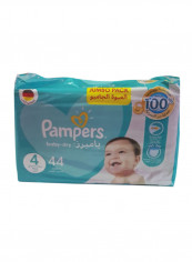 Baby-Dry Diapers, Size 4, Maxi, 9-14kg, Jumbo Pack, 44 Count