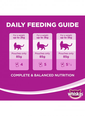 Tender Bites Chicken In Gravy Wet Cat Food Pouch 85g Pack of 24 Brown 85g