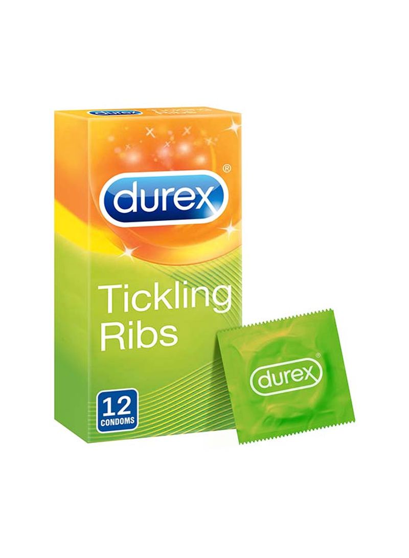 Tickling Ribs Condom - Pack Of 12