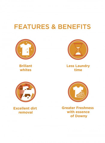 Laundry Powder Detergent With Essence Of Downy 4.5kg