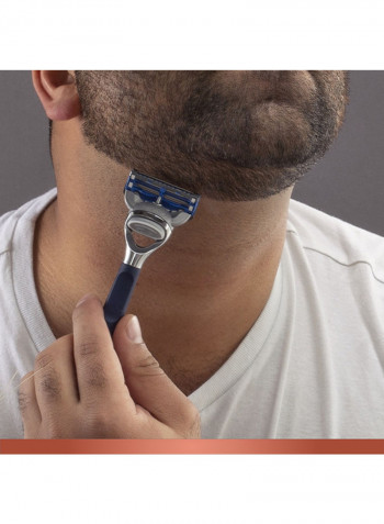 3-Piece Neck Shaving Razor Blades أسود