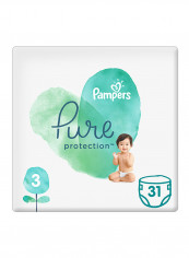 Pure Protection Diapers, Size 3, 6-10kg, 31 Count