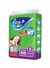 Baby Diapers, DoubleLock Technology , Size 6, Junior 16kg +, Mega Pack. 66 Diaper Count