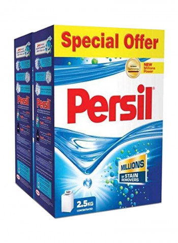 High Foam Detergent Powder Pack of 2 2.5kg