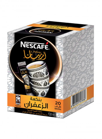 Arabiana With Saffron Flavor 3g Pack of 20