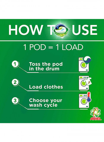 3In1 Pods, Washing Liquid Capsules, Touch Of Freshness , 15 Counts Pack Of 2