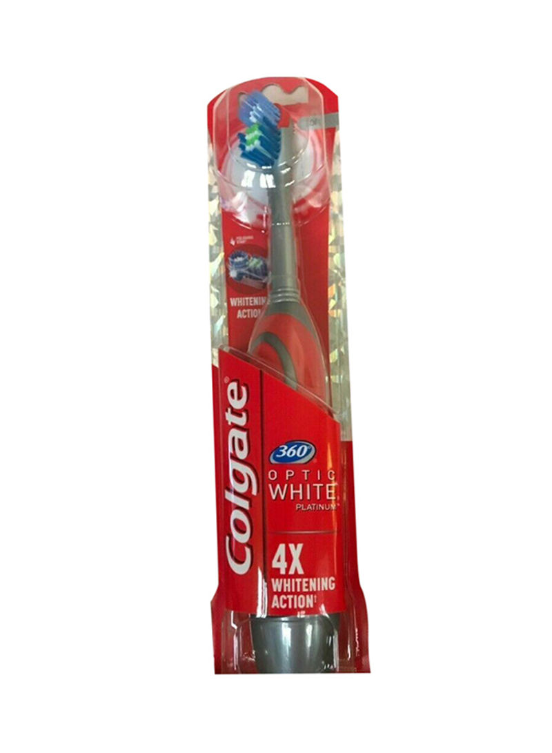 Optic White Platinum Power Soft Toothbrush Multicolor 1.97x9.02x0.98inch