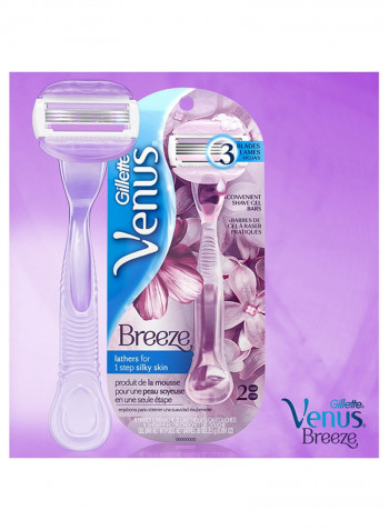 Breeze Women'S Razor, 2 Count