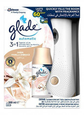 Automatic 3-in-1 Ocean Escape Air Freshener Refill With Canister Set White/Brown 269ml