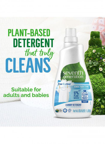 Plant-Based Concentrated Liquid Fabric Detergent 2L