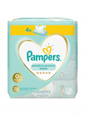 Sensitive Protect Baby Wipes 4 Packs x 56 Wipes, 224 Count