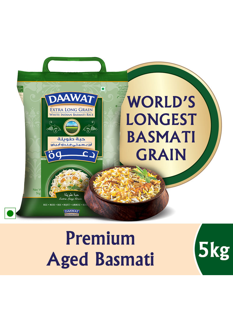 Extra Long Grain White Basmati Rice 5kg