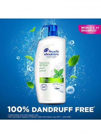 Anti-Dandruff Shampoo With Menthol 1000ml Clear