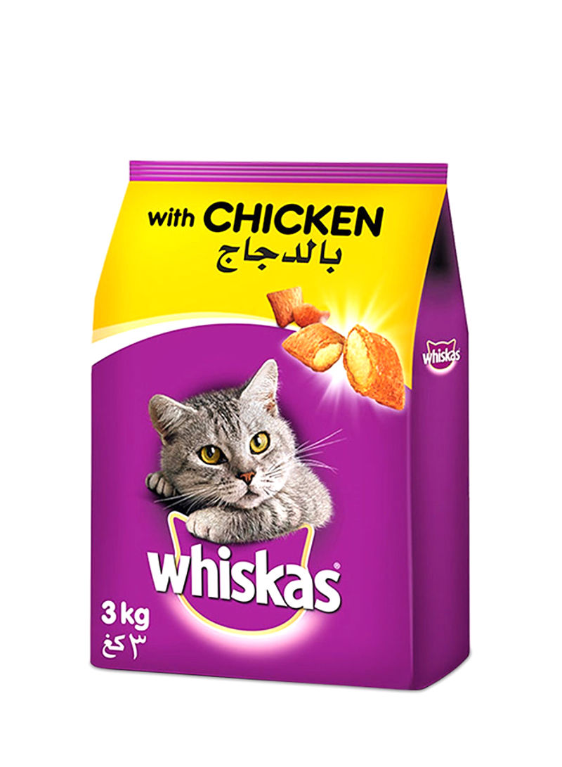 Dry Cat Food With Chicken  Adult 1+ Years 3kg