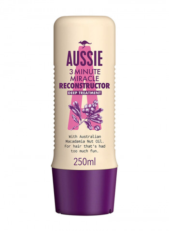 Paraben Free Deep Treatment 3 Minute Miracle Reconstructor, For Damaged Rescue Me Hairs 250مل