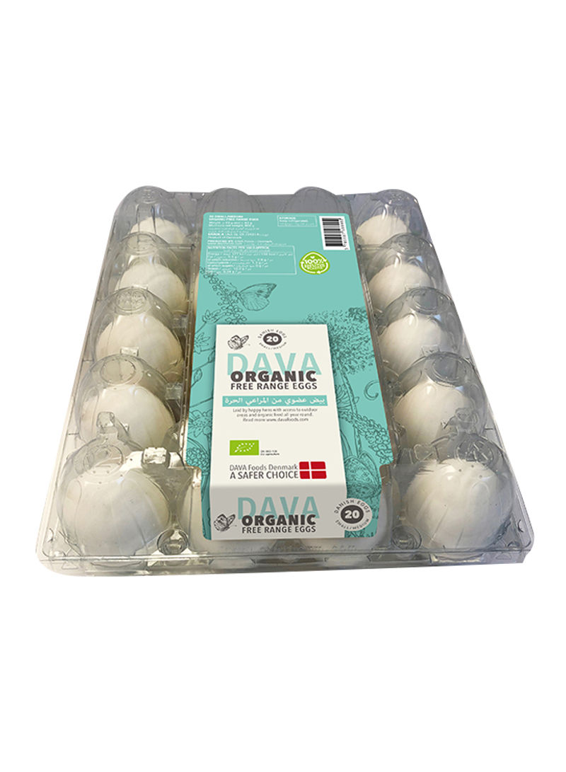 Organic Free Range Eggs 20 Pieces