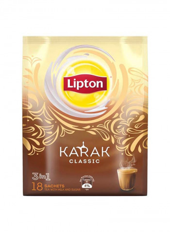 Karak 3 In 1 Classic Tea With Milk And Sugar 19.29g Pack of 18