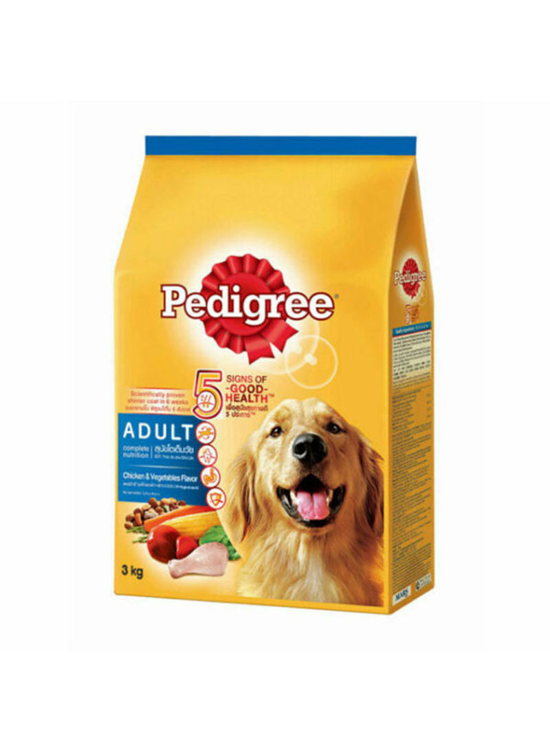 Chicken And Vegetables Dry DogFood Adult 3kg