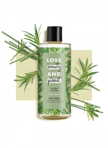 Tea Tree Oil And Vetiver Shower Gel 400ml