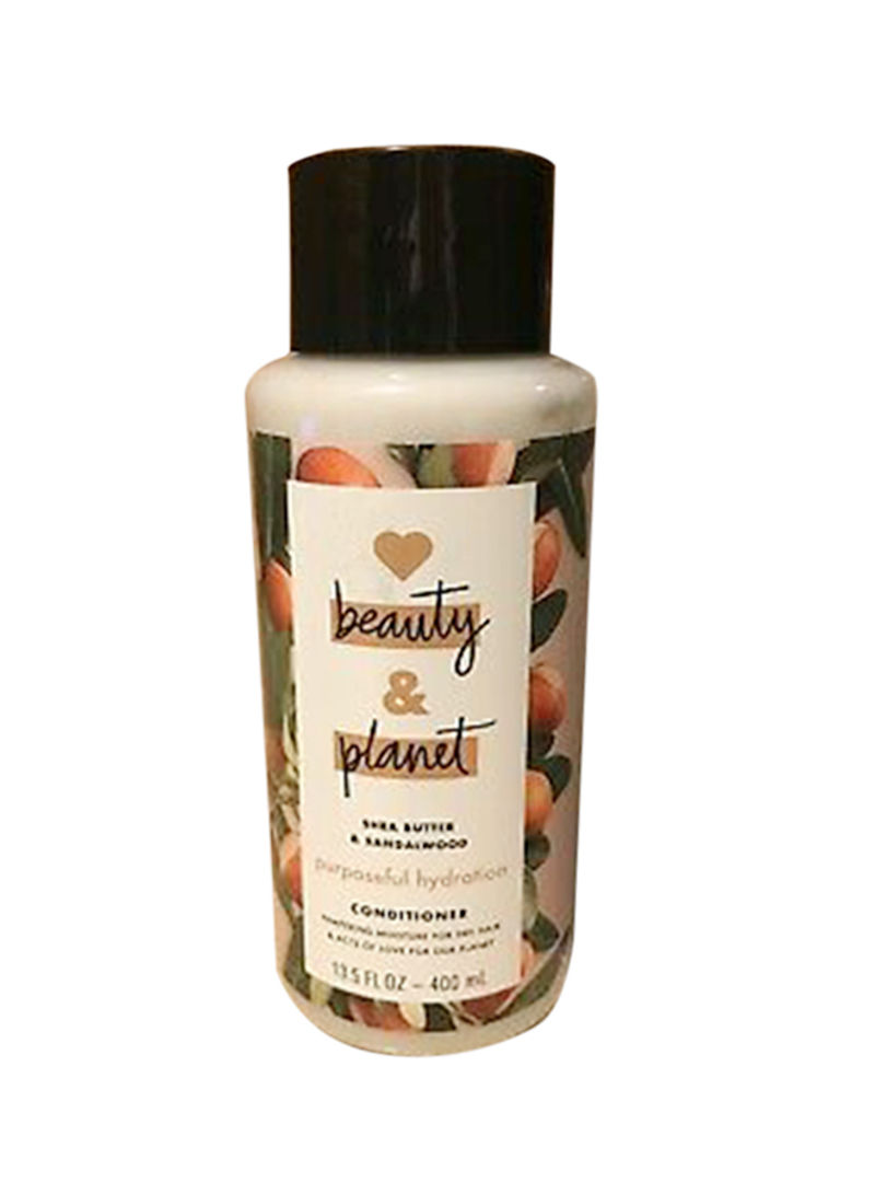 Beauty And Planet Shea Butter And Sandalwood Conditioner 400ml