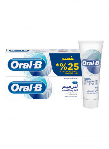 Gum And Enamel Repair Original Toothpaste 2x75ml