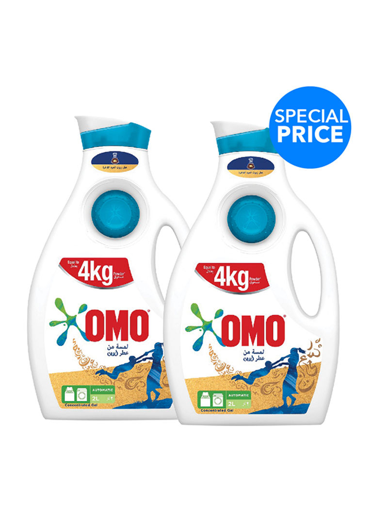 Liquid Laundry Detergent With  Oud Pack Of 2 2L