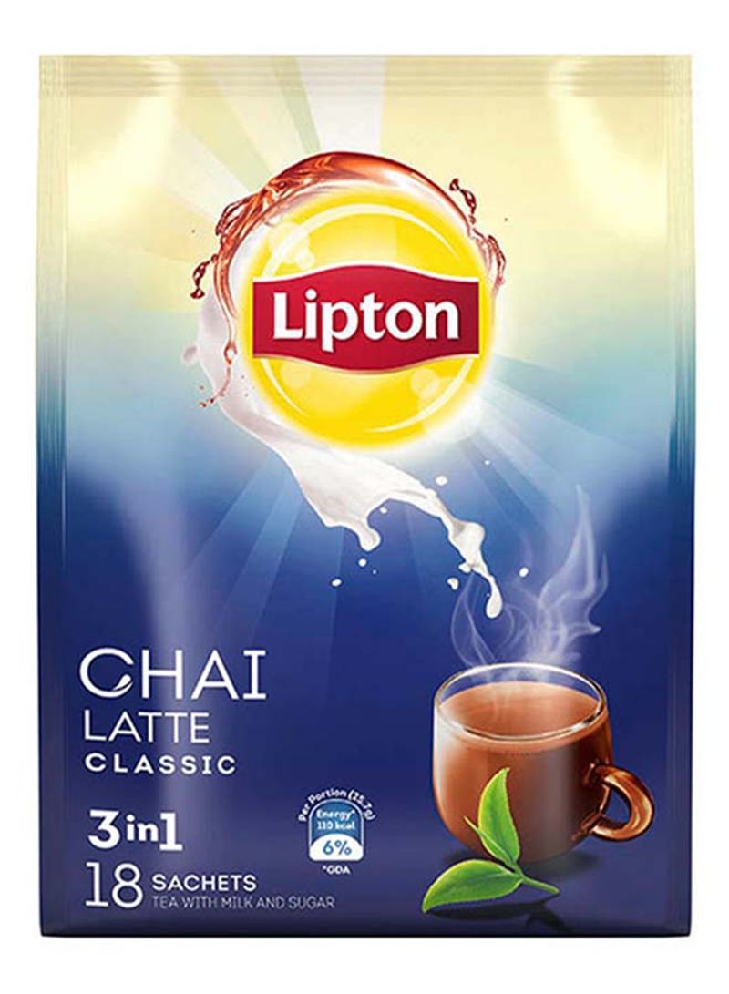 Classic 3-In-1 Chai Latte Instant Tea 18 Sachets