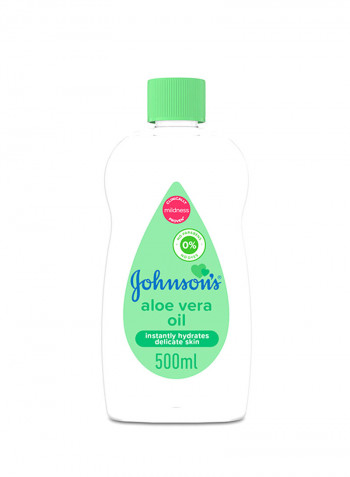 Baby Oil, Aloe Vera, 500ml