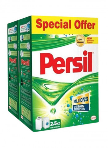 2-Piece Washing Powder Set 2x2.5kg