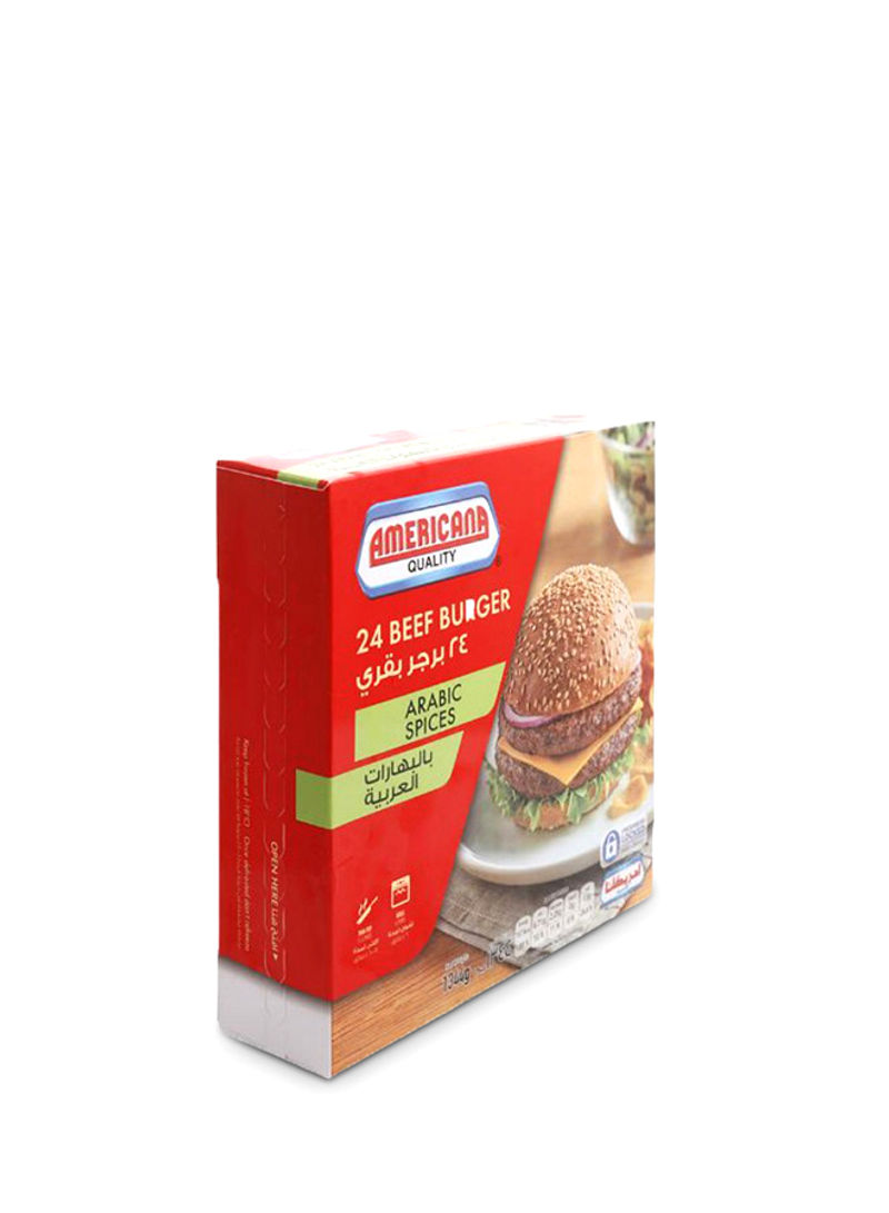 Beef Burger Arabic Spices 1344g Pack of 24