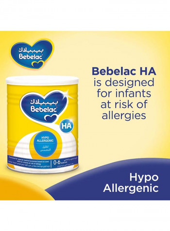 Hypo-Allergenic Infant Milk, 0-6 Months 400g