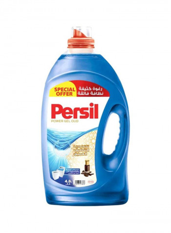 Power Gel Oud Liquid Detergent 4.8L