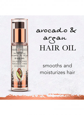 Argan Oil And Avocado Hair Oil 95ml