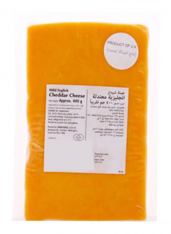 Mild English Cheddar Cheese Coloured 400g