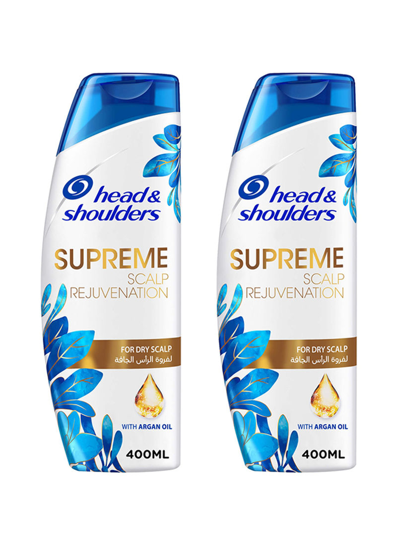 Supreme Anti-Dandruff Shampoo With Argan Oil 400ml Pack of 2