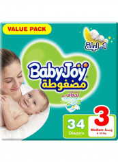 حفاضات مضغوطة، مقاس 3 (6-12 كجم)، 34 قطعة تقييمات حفاضات مضغوطة، مقاس 3 (6-12 كجم)، 34 قطعة