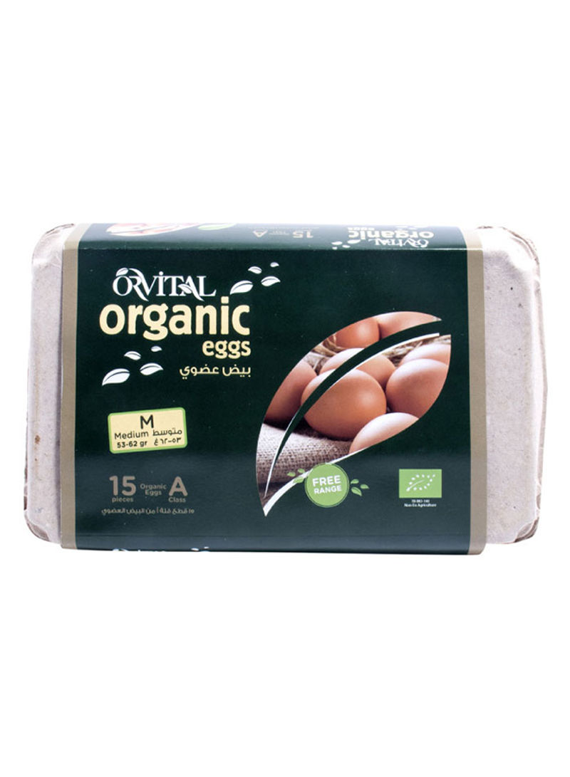 Organic Free Range Eggs Pack of 15