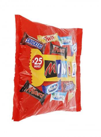 Best Of Minis Chocolate Bag 25 Piece 500g