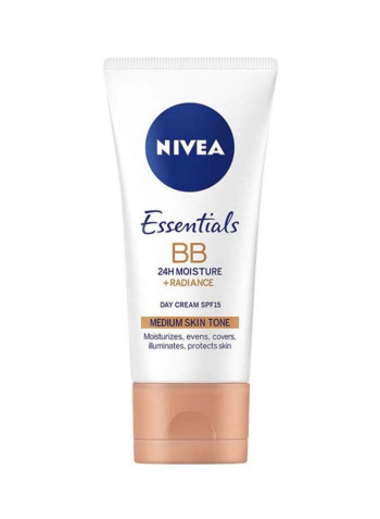 Essentials BB Moisturizer Cream SPF15 50ml