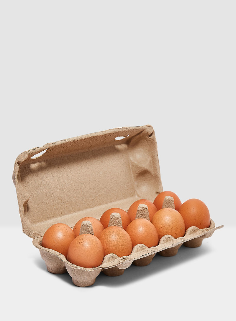 Organic Free Range Brown Eggs 50g Pack of 10