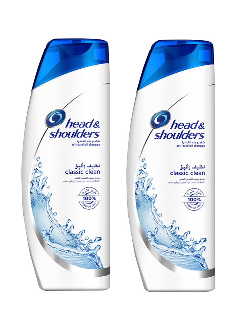 Classic Clean Anti-Dandruff Shampoo 400ml Pack of 2