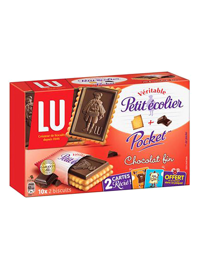 Petit Ecolier Pocket Thin Chocolate Coated Biscuits 250g