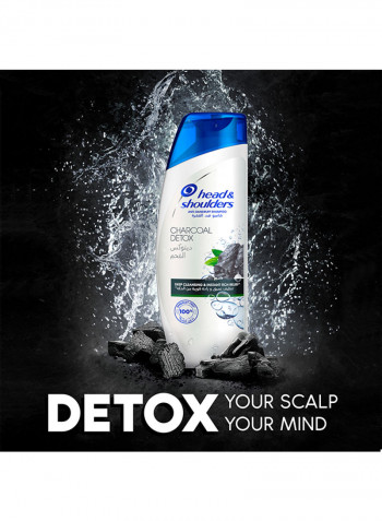 Charcoal Detox Anti-Dandruff Shampoo 400ml Pack of 2