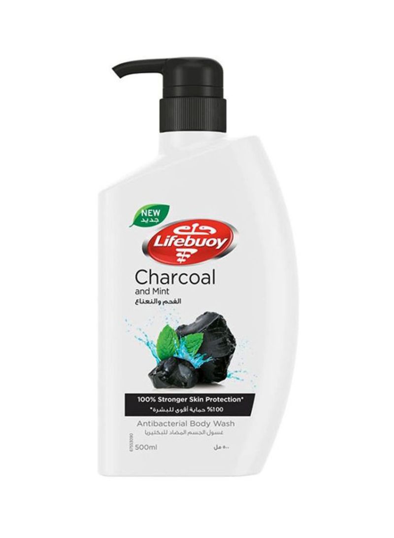 Charcoal And Mint Antibacterial Body Wash 500ml