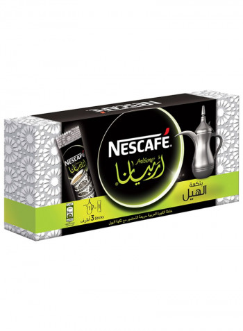 Instant Arabic Coffee With Cardamom 17g Pack of 3